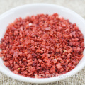 Granul strawberi kering beku yang sihat